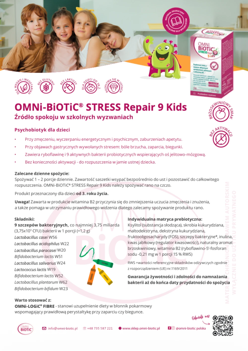 Ulotka OMNi-BiOTiC Stress Repair